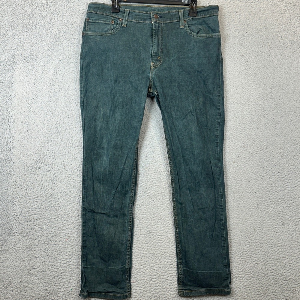 Levis 511 Jeans Mens 36X30 Slim Fit Blue Tapered Leg Stretch 5-Pocket Denim EUC